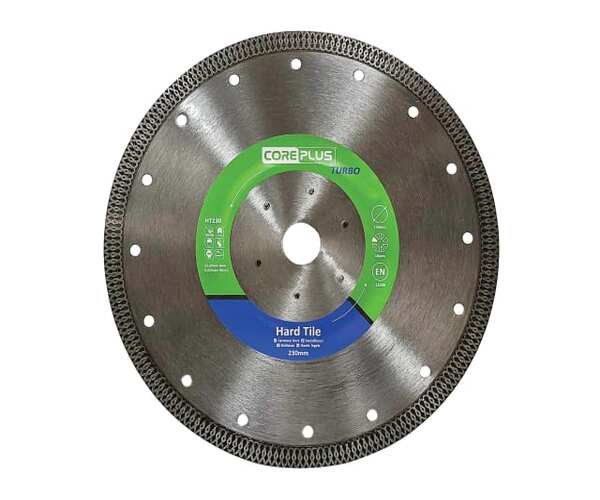 CorePlus HT230 Hard Tile Turbo Diamond Blade 230mm - Image 3