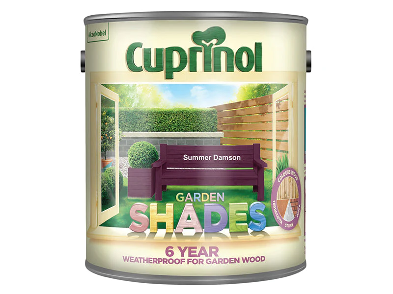 Cuprinol Garden Shades Summer Damson 2.5 litre - Image 2