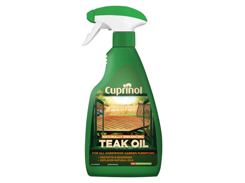 Cuprinol Naturally Enhancing Teak Oil Clear Spray 500ml - Image 2