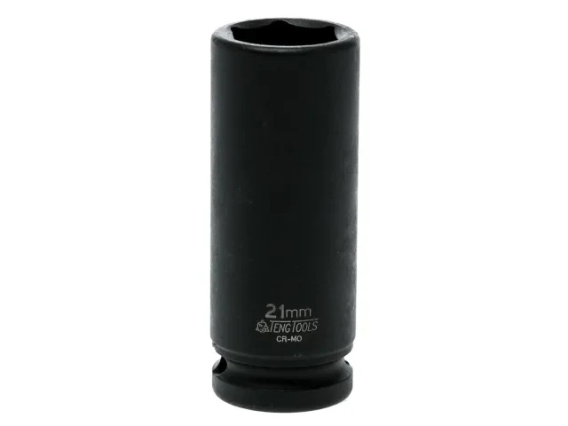 Teng Deep Impact Socket Hexagon 6-Point 1/2in Drive 21mm