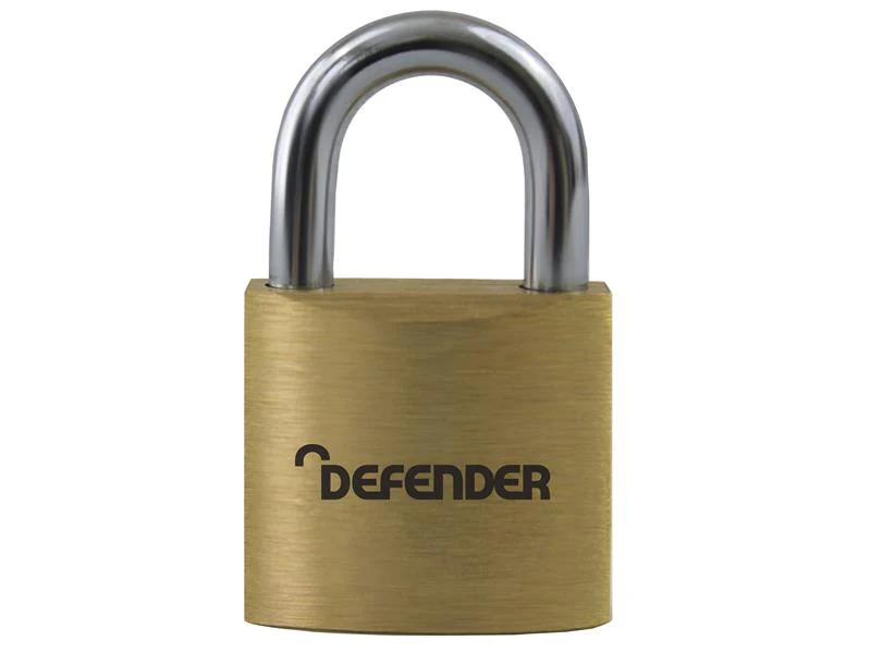 DEFENDER Brass Padlock Twin Pack 20mm - Image 2