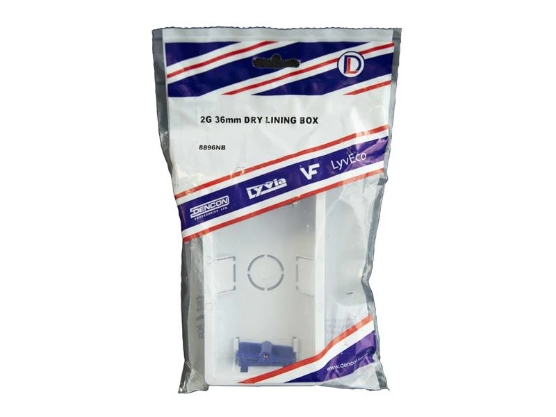 Dencon Dry Lining Box 2-Gang 36mm - Image 3