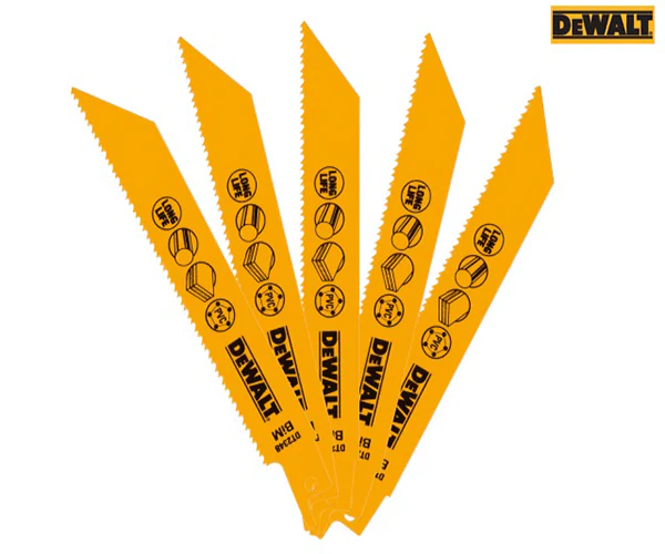 Bi-Metal Reciprocating Blade for Plastic & Pipes 152mm( Pack 5) - Image 3