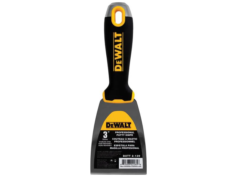 DEWALT Drywall Hammer End Jointing/Filling Knife 75mm (3in) - Image 2