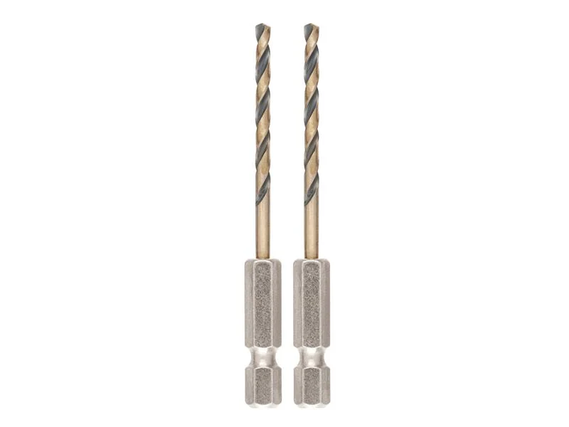 DeWALT Power Tools BLACK&GOLD Hex HSS-G Drill Bits (2) - Image 2