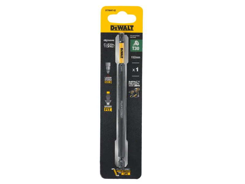 DeWALT Power Tools EXTREME FlexTORQ Bit T30 x 152mm - Image 2