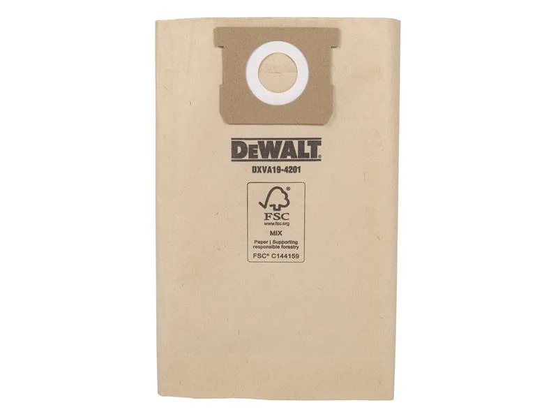 DEWALT Vacuum DXVA19-4201 Dust Bag (Pack 3)
