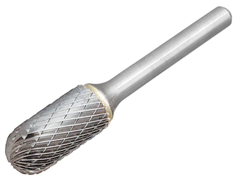 Dormer Solid Carbide Bright Rotary Burr Ball Nosed Cylinder 8 x 6mm - Image 2