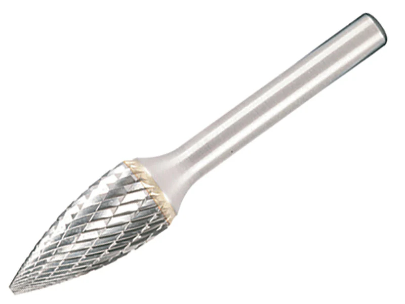 Dormer Solid Carbide Rotary Burr Bright Pointed Tree 3 x 3mm - Image 2