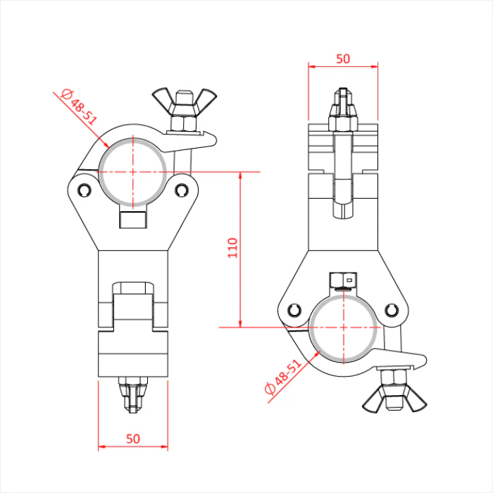 Doughty All Weather Swivel Coupler - Image 4