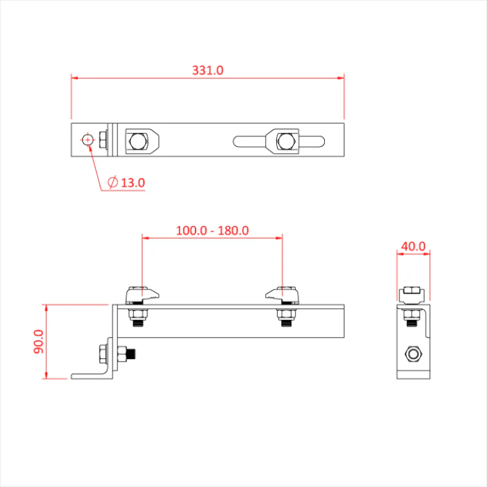Doughty Girder Clamp with End Bracket - Image 5