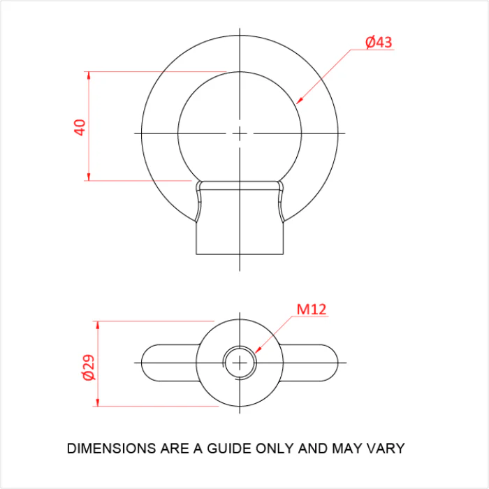 Doughty M12 Eye Nuts - Image 15