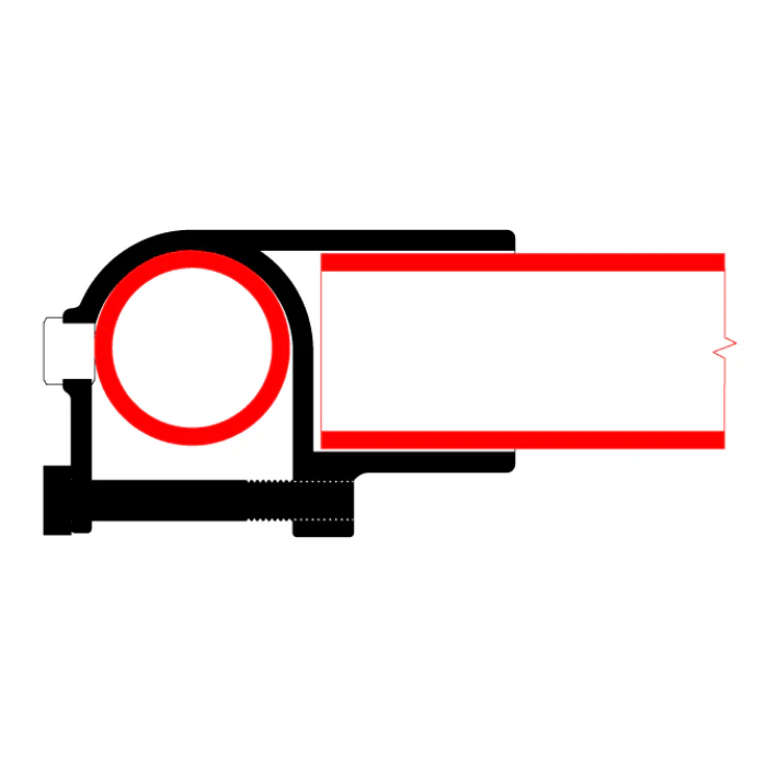 Doughty Pipeclamp Clamp On Tee - Image 3