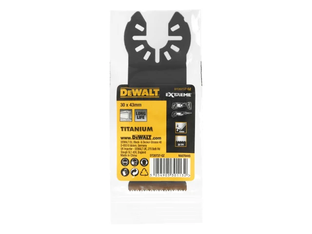 DEWALT DT20737 Titanium Metal Multi-tool Blade 30 x 44mm - Image 3