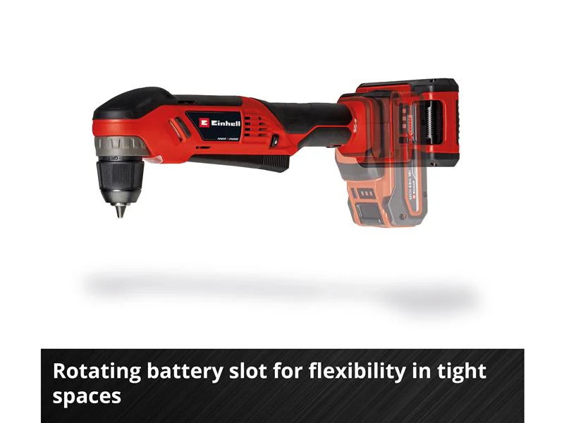 Einhell TE-AD 18 Li-Solo Power X-Change Angle Drill 18V Bare Unit - Image 3