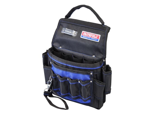 Faithfull Electricians Tool Pouch 2100D Nylon - Image 2