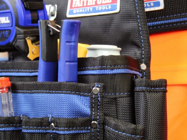 Faithfull Electricians Tool Pouch 2100D Nylon - Image 5