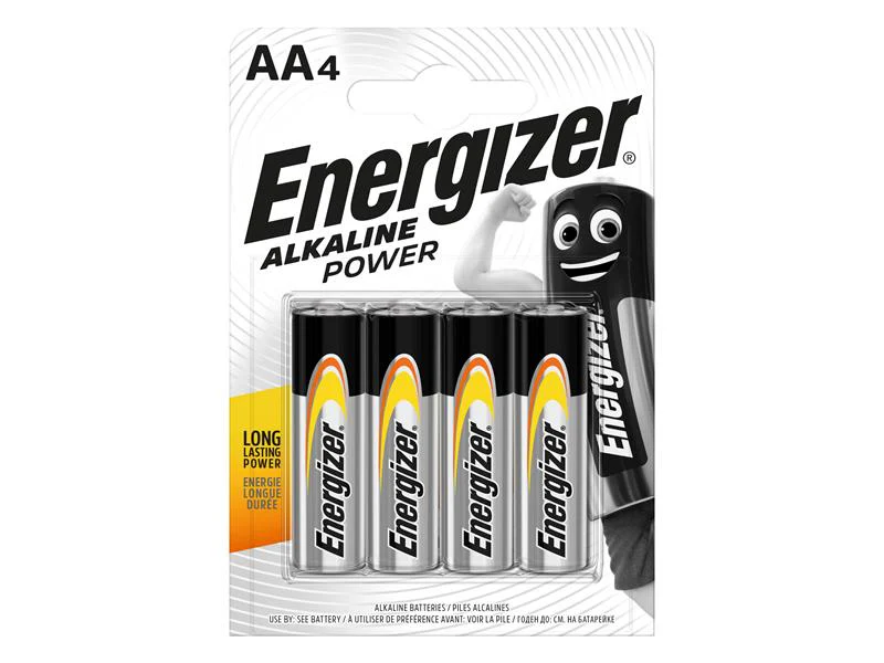 Energizer® AA Cell Alkaline Power Batteries (Pack 4) - Image 2