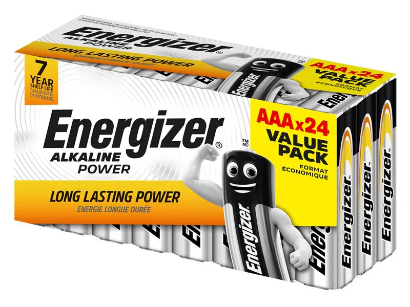 Energizer® AAA Cell Alkaline Power Batteries (Pack 24) - Image 2