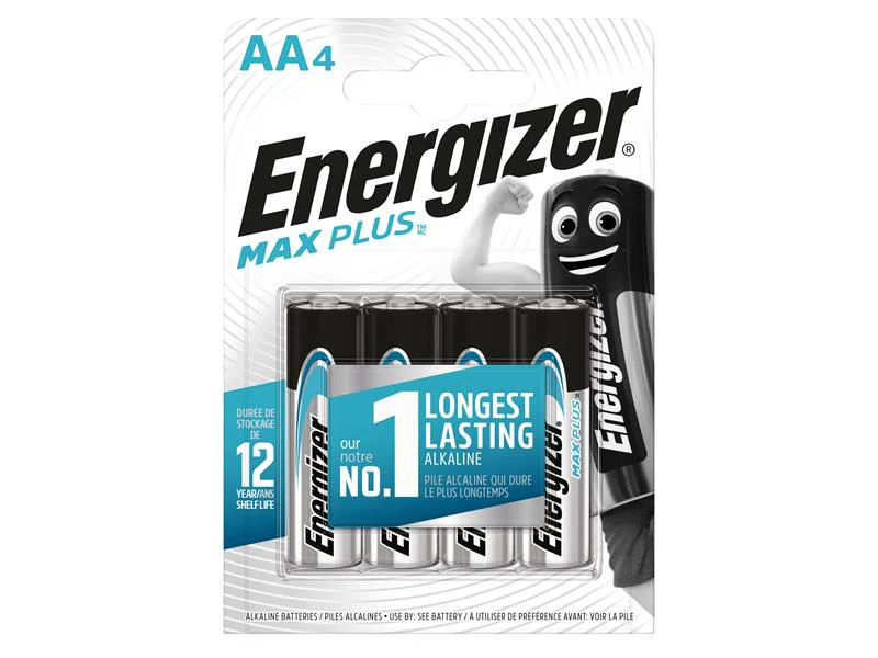 Energizer® MAX PLUS™ AA Alkaline Batteries (Pack 4) - Image 2