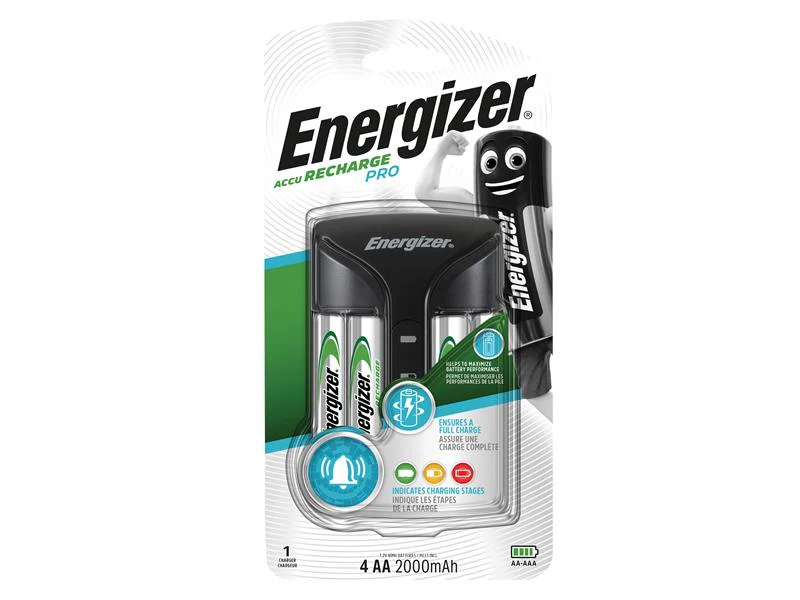 Energizer® Pro Charger plus 4 x AA 2000 mAh Batteries - Image 2