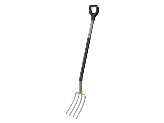 Fiskars Ergonomic Garden Fork Grey - Image 2