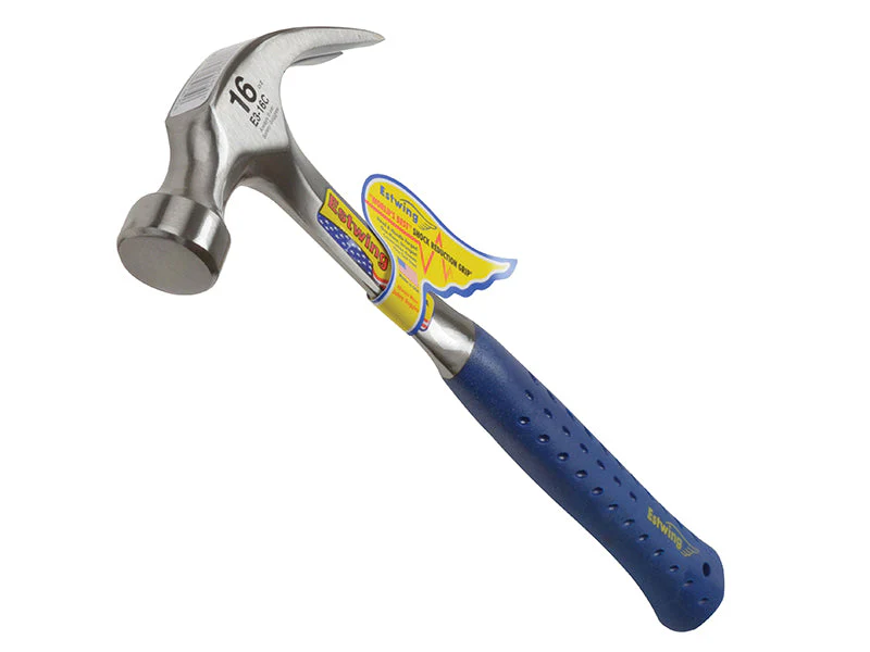 Estwing  E3/16C Curved Claw Hammer - Vinyl Grip 450g (16oz) - Image 2