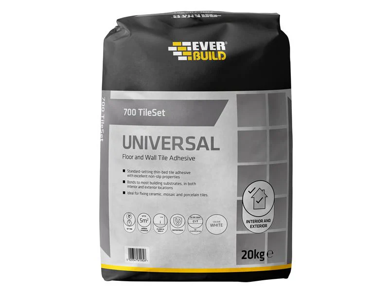 Everbuild 700 TileSet Universal White 20kg - Image 2
