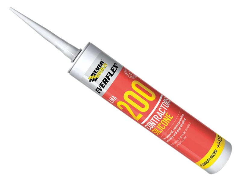 Everbuild  Everflex® LMA 200 Contractor's Silicone 295ml Brown - Image 2