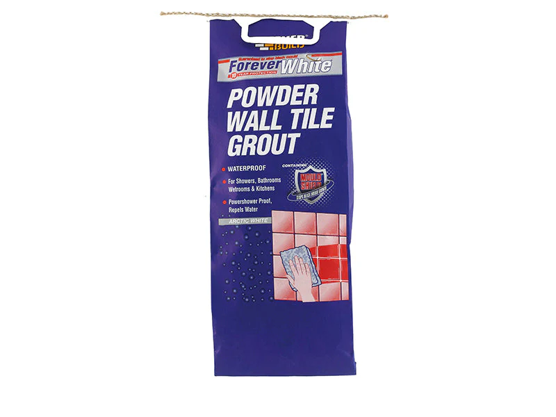 Everbuild Forever White Powder Wall Tile Grout 3kg - Image 2