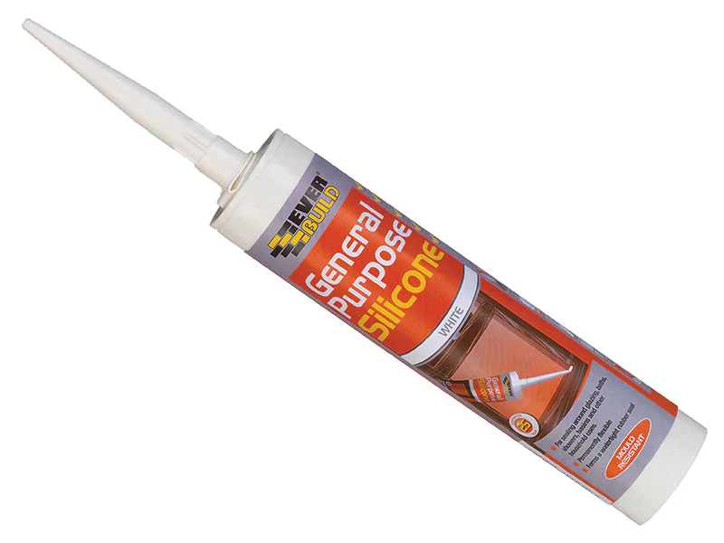 Everbuild  General Purpose Silicone Grey 280ml - Image 2