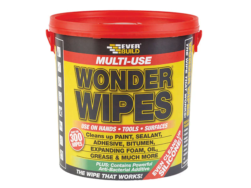 Everbuild  Giant Wonder Wipes (Tub 300)