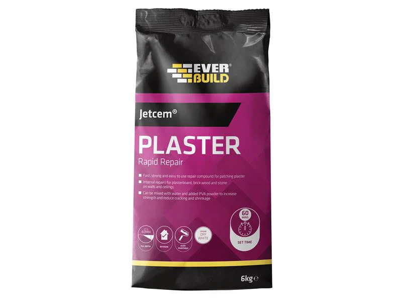 Everbuild  Jetcem Quick Set Patching Plaster (Single 6kg Pack) - Image 2
