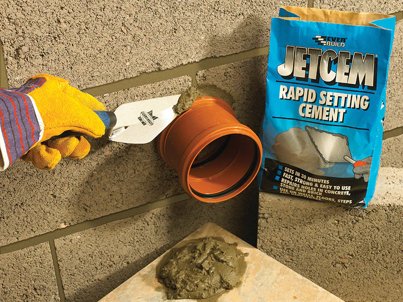 Everbuild Jetcem Rapid Set Cement 12kg (2 x 6kg Pack)