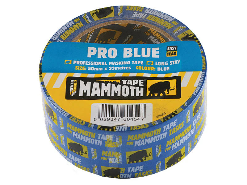 Everbuild Pro Blue Masking Tape 25mm x 33m