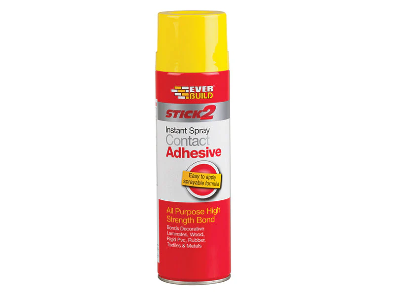 Everbuild Stick 2 Spray Contact Adhesive 500ml - Image 2