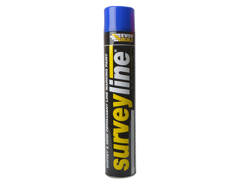 Everbuild  Survey Line® Marker Spray Blue 700ml - Image 2