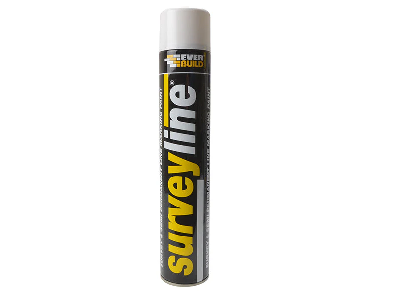 Everbuild  Survey Line® Marker Spray White 700ml - Image 2