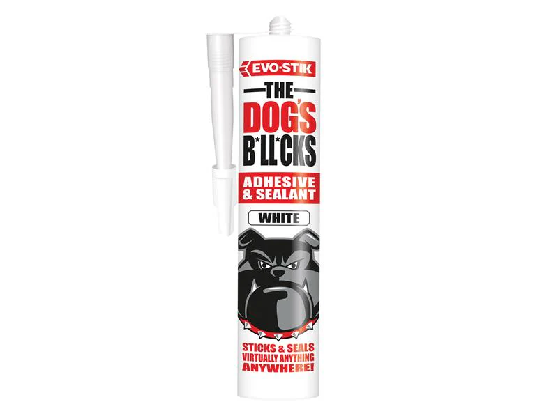 EVO-STIK The Dog's B*ll*cks Multipurpose Adhesive & Sealant  White 290ml - Image 2