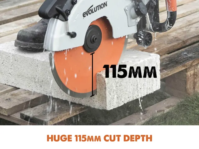 Evolution R300DCT+ 300mm Disc Cutter Kit 2400W 240V - Image 2