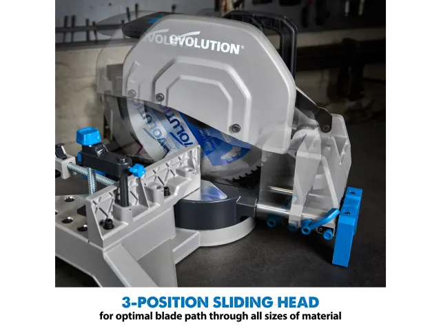 Evolution S355MCS Heavy-Duty Metal Cutting Mitre Chop Saw 2200W 240V - Image 7