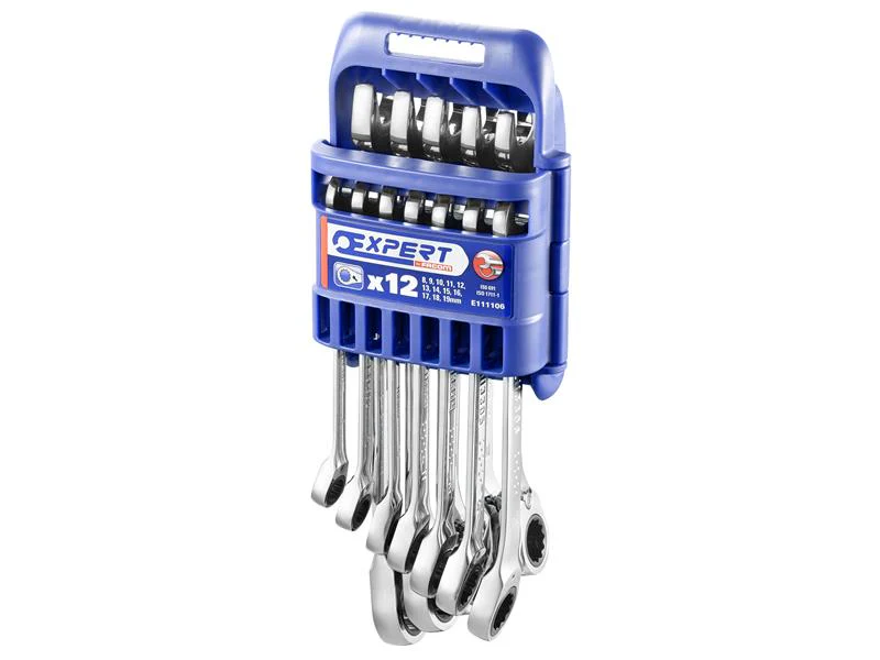 Expert Ratchet Combination Spanner Set, 12 Piece - Image 2