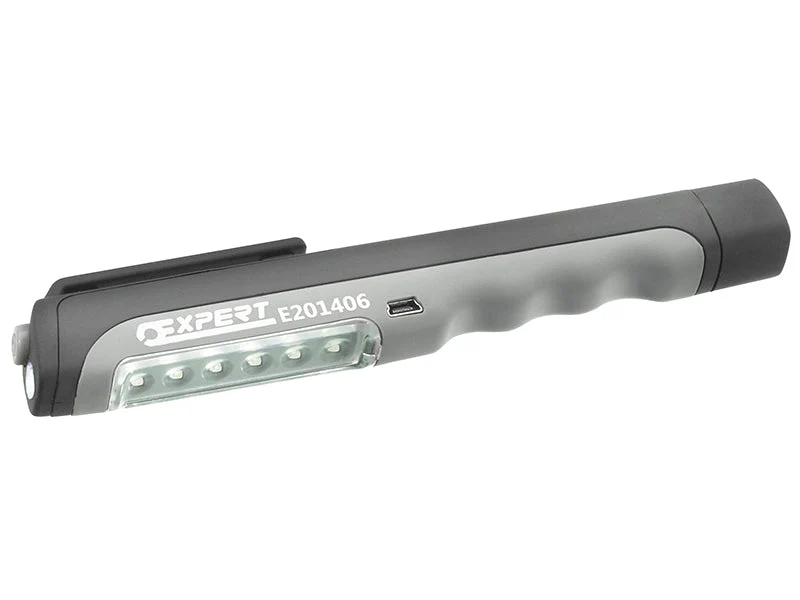 Expert USB Rechargeable Pen Light 6+1 LED - Image 2