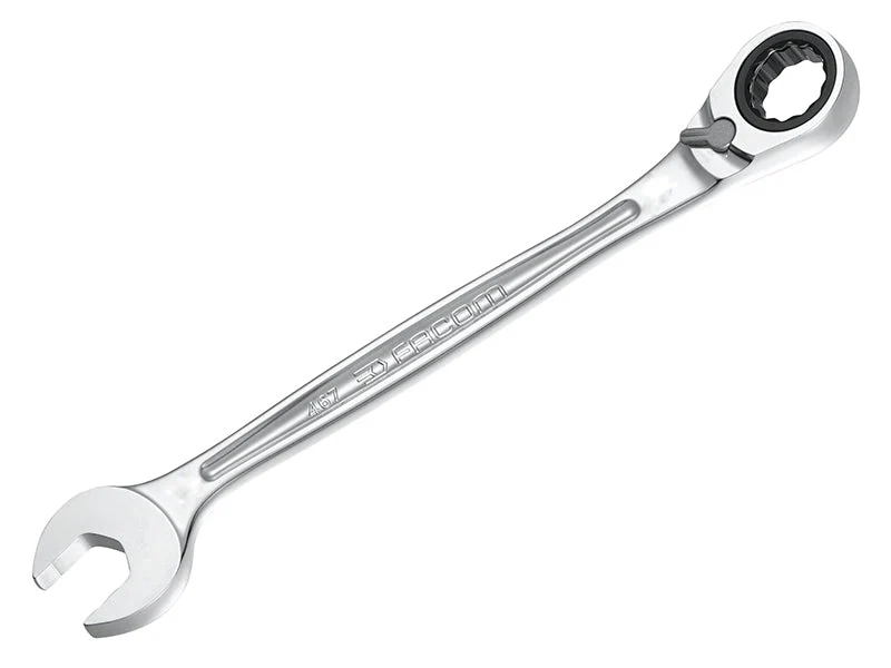 Facom 467B.15 Anti Slip Combination Ratcheting Spanner 15mm - Image 2