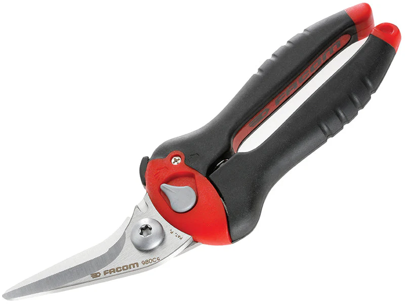 Facom 980C Multi Shears Angled Blade Right Cut 200mm (8in) - Image 2
