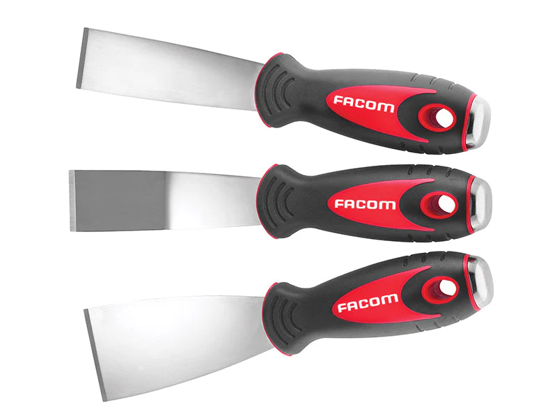 Facom Stainless Steel Scrapers Set of 3 - Image 2