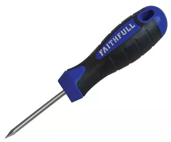 Faithfull Bradawl Soft Grip Handle Square Tip