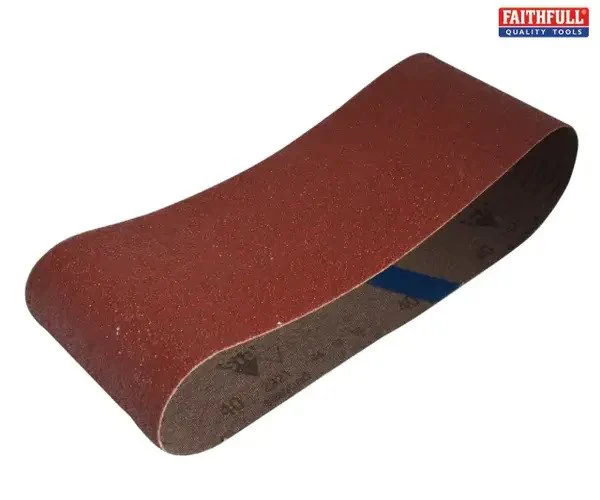 Faithfull Cloth Sanding Belt 610 x 100mm 60G (Pack 3)