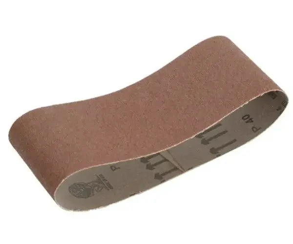 Faithfull Cloth Sanding Belt 610 x 100mm 80G (Pack 3)