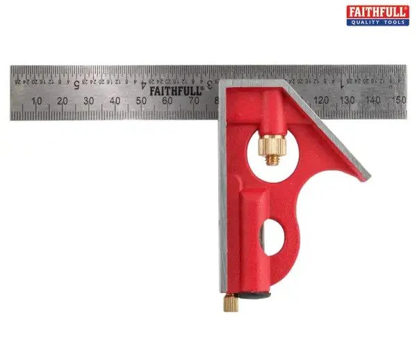 Faithfull Combination Square 150mm (6in) - Image 3